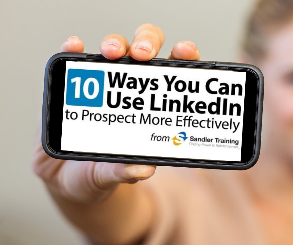 SandlerDFW's tweet photo. COMPLIMENTARY DOWNLOAD RESOURCE - Feed your sales funnel using these 10 LinkedIn behaviors.  https://t.co/4c5sOvdu1A
#LinkedIn #digitalfirst #salestraining https://t.co/0ACJxAEsob