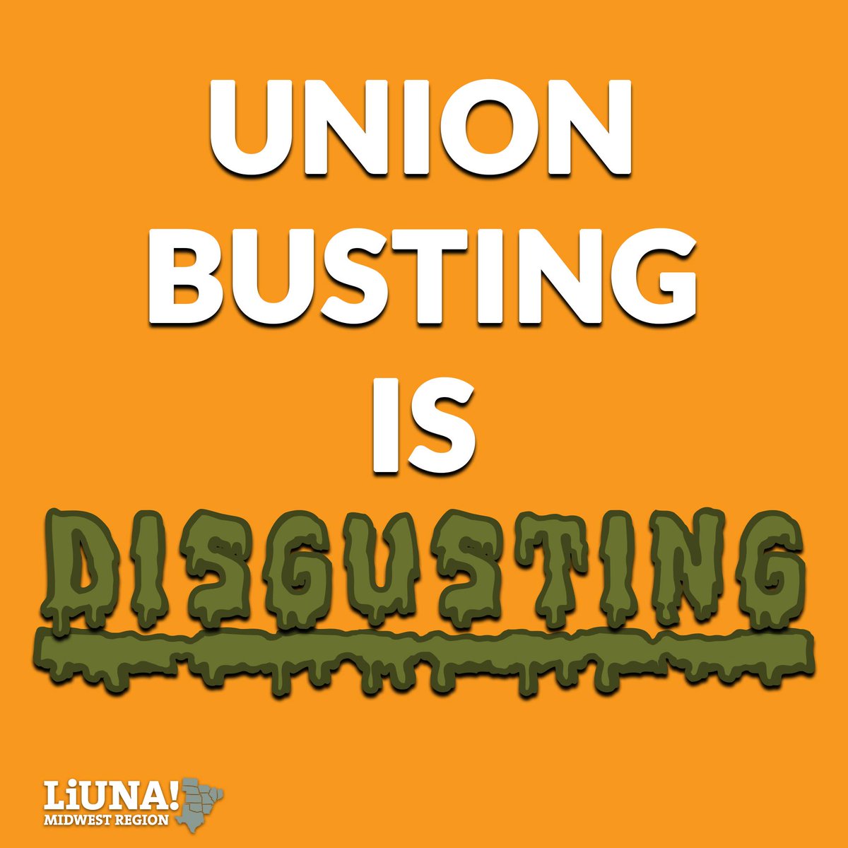 Union busting will ALWAYS be disgusting. 🤢🤮
#UnionBustingIsDisgusting #LIUNA