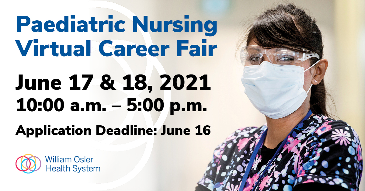 Calling all Paediatric and Neonatal RNs and RPNs!
 
Are you looking to join an organization dedicated to fostering an inclusive environment, providing best-in-class care and developing future leaders?

Set your sights on Osler and join our team today: ow.ly/144150F6GHA
