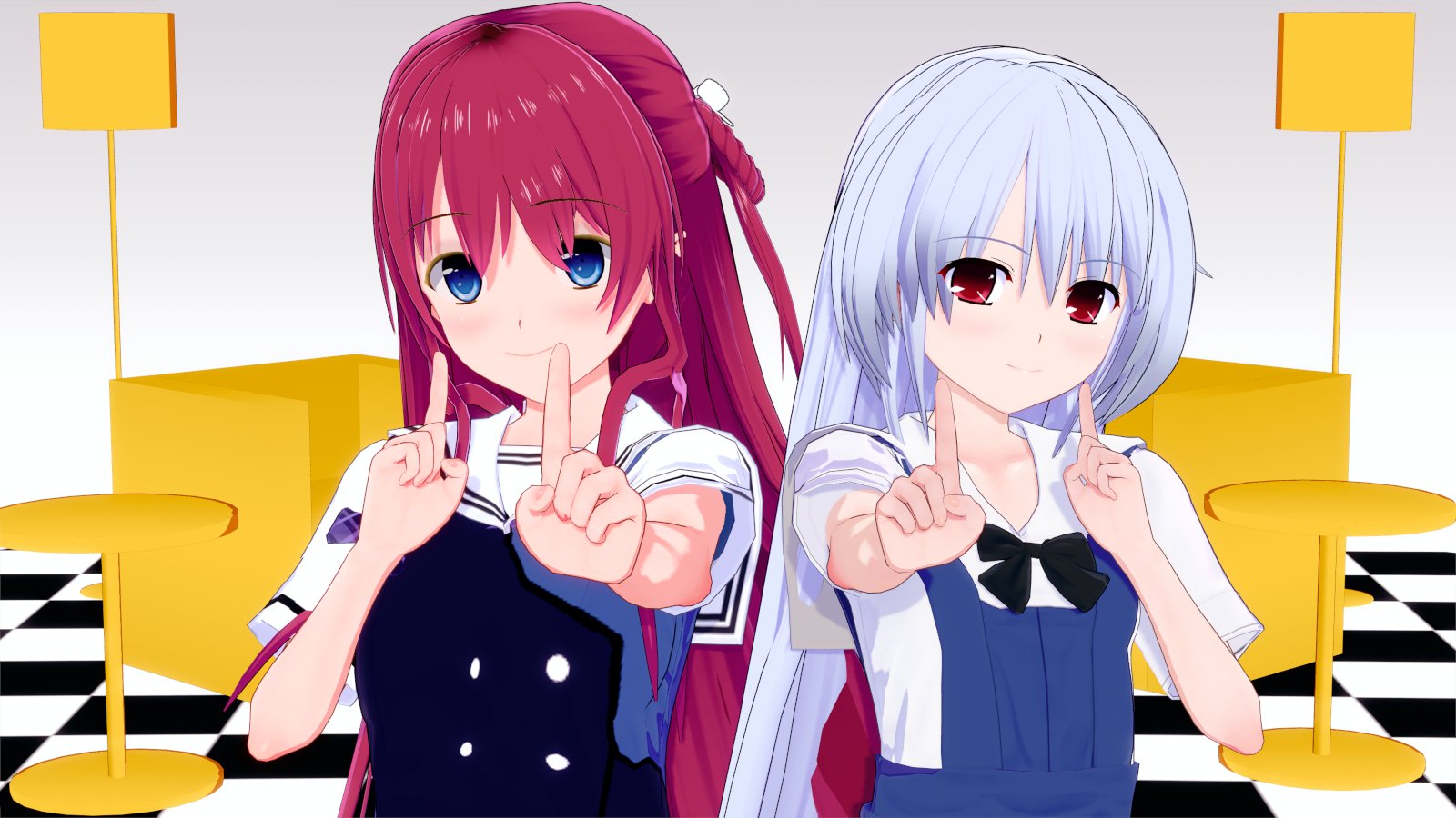 レモンちゃん グリザイアシリーズで恋恥のポーズ キャラは周防天音と風見一姫です コイカツ グリザイアシリーズ T Co Dfagh1ok4d Twitter