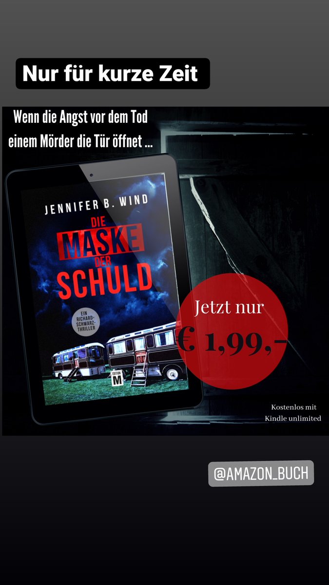 jessica_hazard's tweet photo. Jetzt für kurze Zeit im kindle monthly deal. #richardschwarzthriller #richiefan #editionM #amazonpublishing #diemaskederschuld #ebookdeals #ebooksbilliger #ebookaktion #lesen #lesezeit #lesezeichen #leseliebe #ichliebebücher #lesestoff #lesenverbindet https://t.co/WbxmtXaILC