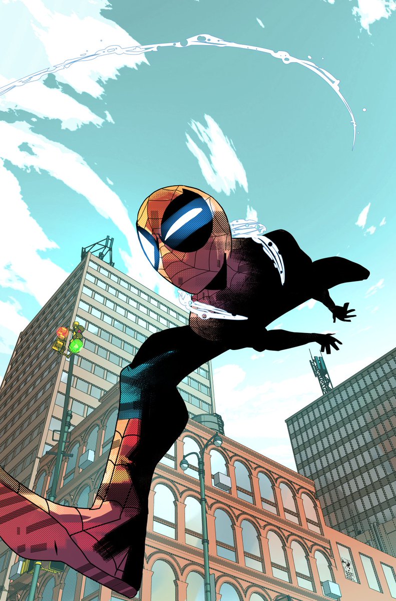 RT @GeorgeKambadais: A quick Spider-man to kickstart the day! #Spiderman #Marvel #marvelcomics #comics https://t.co/DIOAtsRCSZ