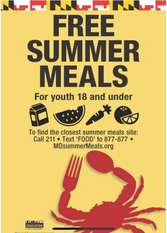Schools are letting out soon and MRDC is proud to partner with the Maryland Department of Education for the free summer meals program for children 18 &amp; under.   Free grab and go meals will be available.  For information go to MDsummerMeals.org 
#MRDC #SmallTownsBigHearts
