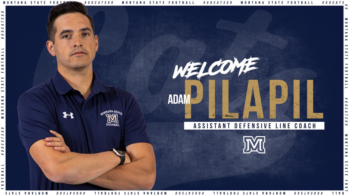 New addition to the staff, welcome Coach Pilapil to Montana State!

#GoCatsGo
