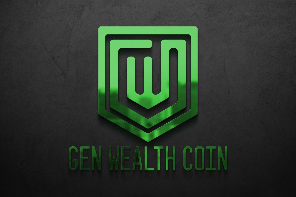 OverAbsorb's tweet photo. @genwealthcoin logo concept I didn't get to upload
.
.
.
#GenWealthCoin #GenWealth #genwealtharmy #Logo #LogoDesign #GraphicDesign #GraphicDesigner #Cryptocurency #BSC #BSCGEM #cryptogem https://t.co/xFSTejLOfW
