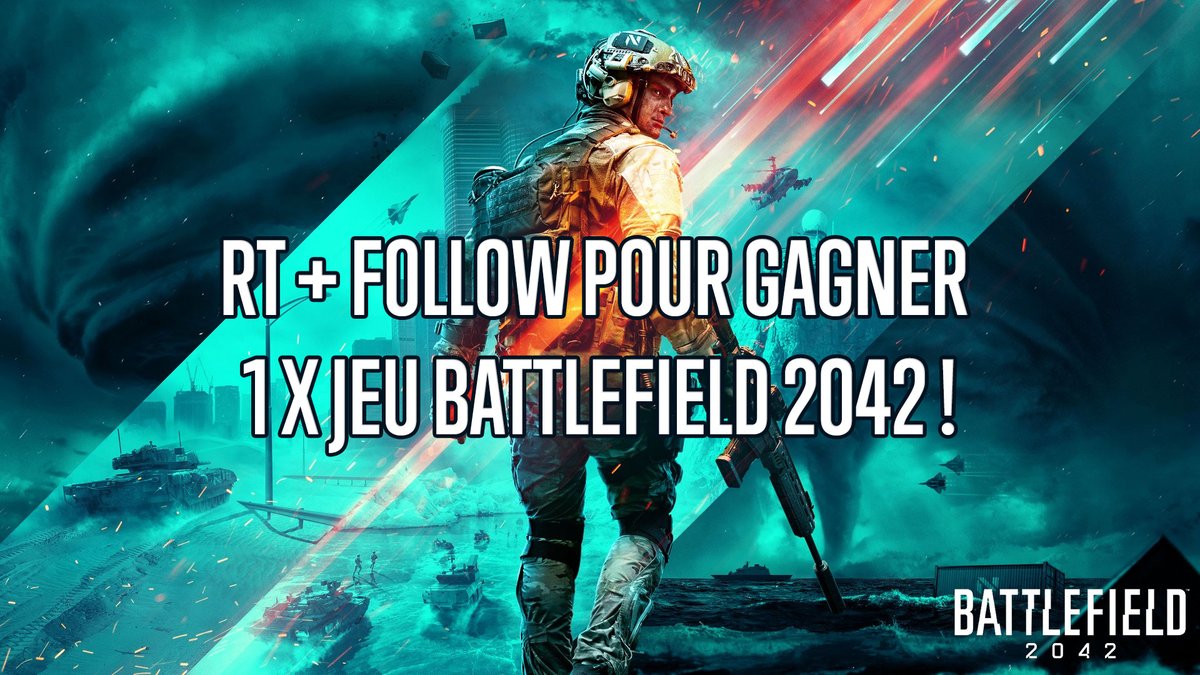 BravoIntelFR's tweet image. 🔥 #CONCOURS #BATTLEFIELD 🎁

On vous (re)fait gagner 1X JEU #BATTLEFIELD2042 (édition Standard) à l'occasion du reveal 😍

Pour participer ➡ RT +FOLLOW !
TAS vers le 16/06 | Bonne chance🍀 
#giveaway #BF2042