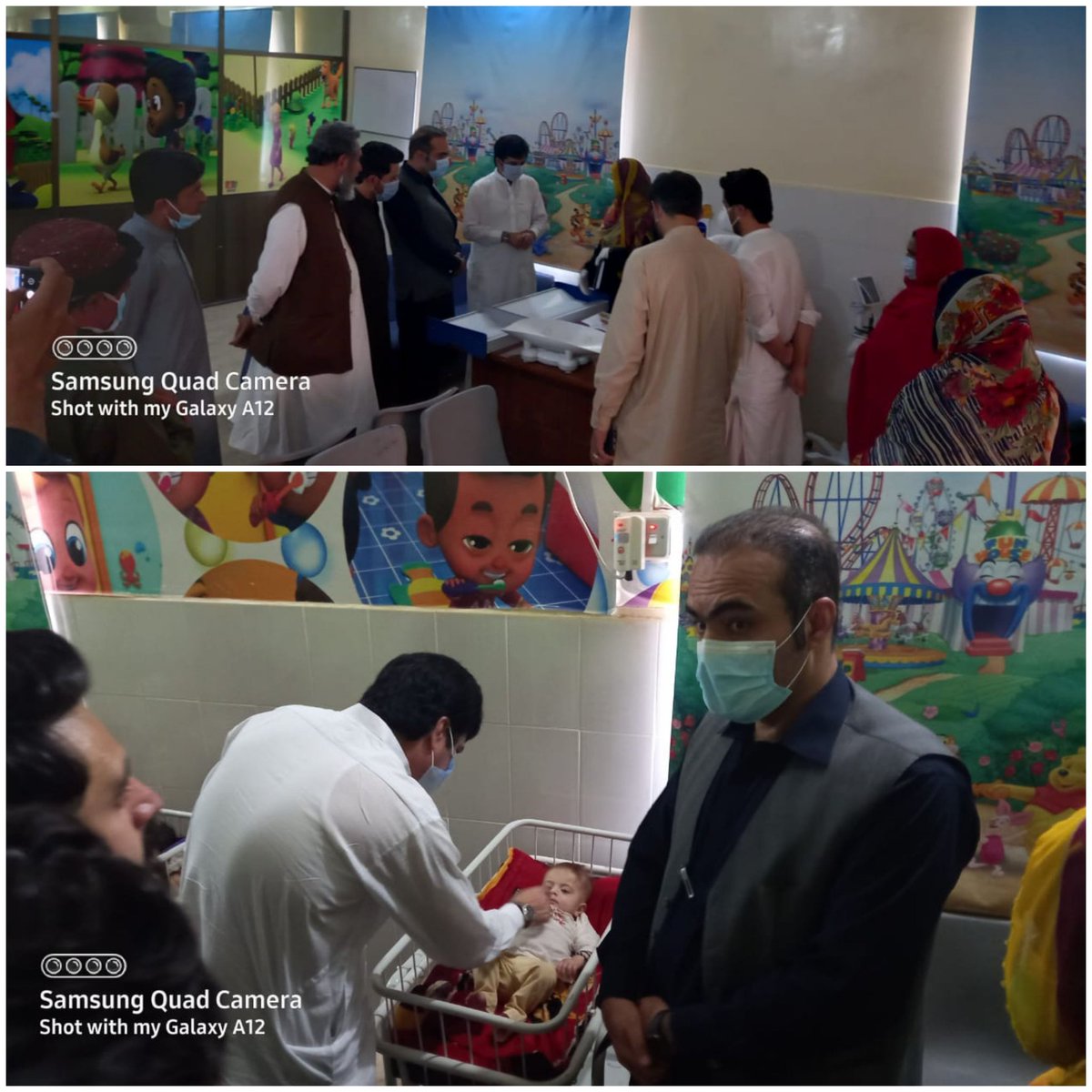 ProvincialNutr1's tweet photo. #Loralai #Monitoring_visit of #Nutrition_Stabilization_Centre & #MCH by Dr Ashraf & #Provincial_monitoring_team #UNICEF_Pakistan @jam_kamal @ImranKhanPTI @nhsrcofficial @achakzaibk @healthdepartme5 @dpr_gob @CMDUBalochistan @jamalidmg @Dr_RubabaBuledi
@DailyQudrat @DunyaNews https://t.co/2QVBc9TND3