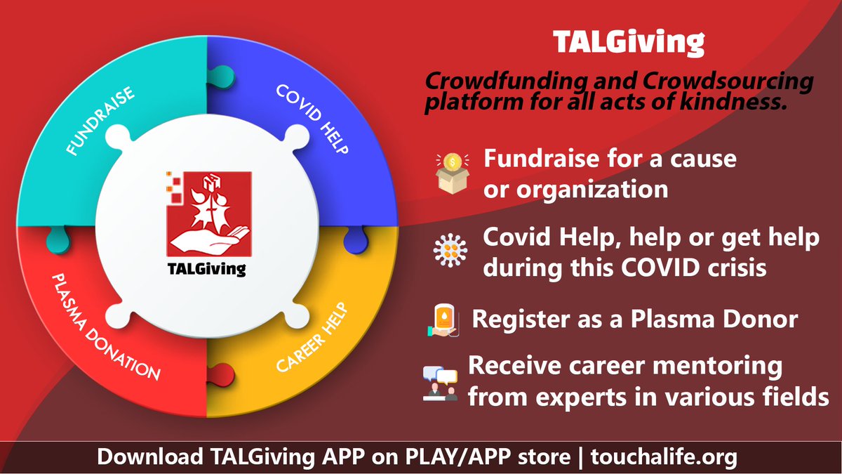 talgiving's tweet photo. TALGiving is the crowdsourcing and crowdfunding platform for all acts of kindness. Download the app https://t.co/WeXJNGGelN Learn more at https://t.co/D30oBlenvx
#TALGiving #Donate #GivingApp #Fundraise https://t.co/7Xw3NiFQKU