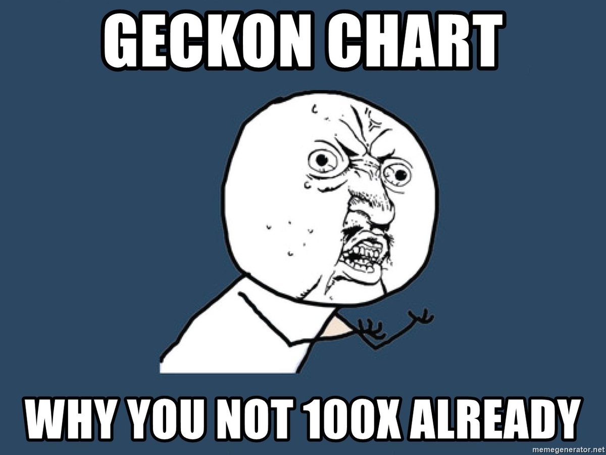 GeckonWorld's tweet photo. WHY NOT 100X ALREADY??? 😂

#NotYourBasicMemeToken #BinanceSmartChain #BSCGEM #GECKON #memecoin #pancakeswap #lowcap #cryptocurrency #bep20token #buythedip #memes2021 
@GeckonFinance @cz_binance @elonmusk https://t.co/SMBE64qpuZ