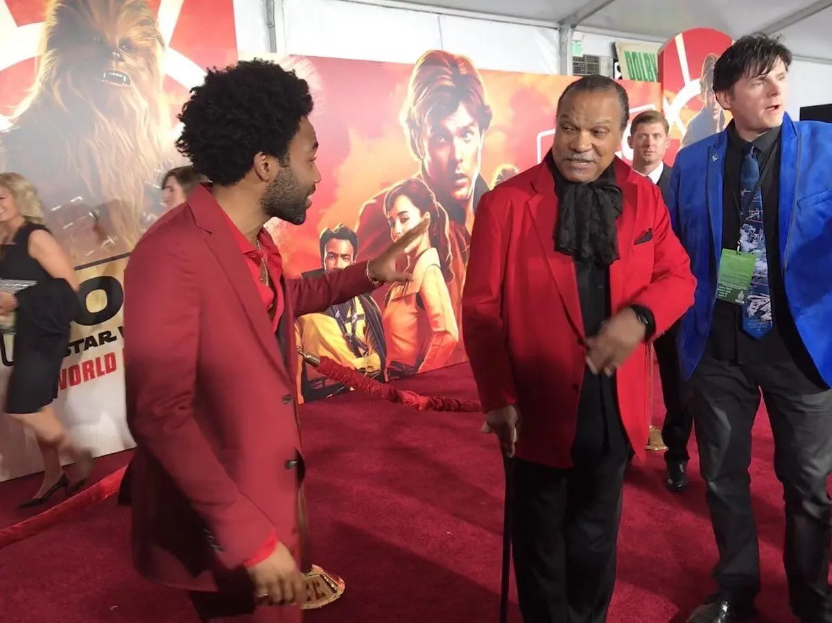 A pair of Landos!
Billy Dee Williams and Donald Glover