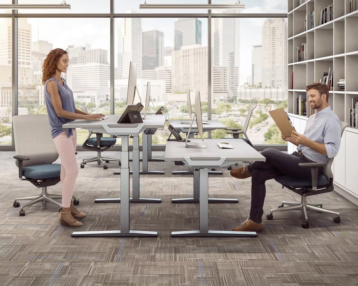 mattingsolution's tweet photo. Standing🧍Vs Sitting Desks🪑

In our latest blog post we examine the benefits of standing desks vs sitting desks and look at the health benefits associated with each. 

Take a look at our 🔗 below...

https://t.co/YNYf9eItS6 https://t.co/PHuyRfq3VZ