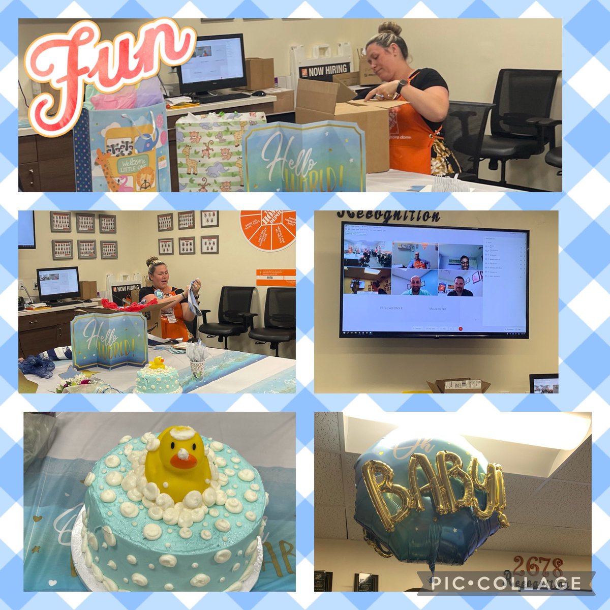 Lauren Morgan (@laurentmmorgan) on Twitter photo #surprise! Baby Shower Surprise for <a href="/JessicaMeaney3/">Jessica Meaney</a> 🍼🍼💙💙#storemanagersandsupportstaff <a href="/marantes1/">Marcelo Arantes</a> <a href="/ThdBishop/">BishopWrightTHD</a> <a href="/DanielleKida1/">Danielle Dion Korell</a> <a href="/croberts19791/">Chrissy Roberts</a> <a href="/TonyF309/">Tony</a> <a href="/MicheleMinniear/">michele minniear</a> @ziegler_seth #surprise! Baby Shower Surprise for <a href="/JessicaMeaney3/">Jessica Meaney</a> 🍼🍼💙💙#storemanagersandsupportstaff <a href="/marantes1/">Marcelo Arantes</a> <a href="/ThdBishop/">BishopWrightTHD</a> <a href="/DanielleKida1/">Danielle Dion Korell</a> <a href="/croberts19791/">Chrissy Roberts</a> <a href="/TonyF309/">Tony</a> <a href="/MicheleMinniear/">michele minniear</a> @ziegler_seth