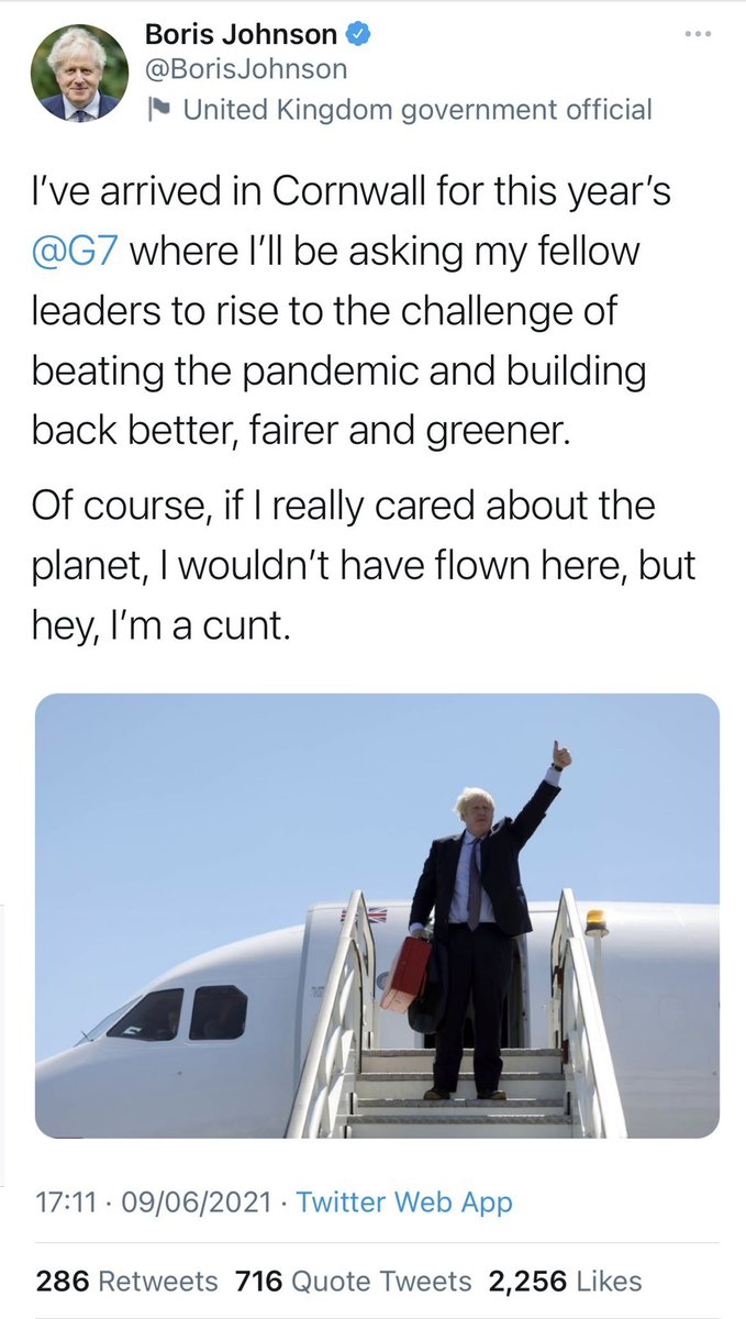 <a href="/BorisJohnson/">Boris Johnson</a> I’ve fixed that for you. You’re welcome.