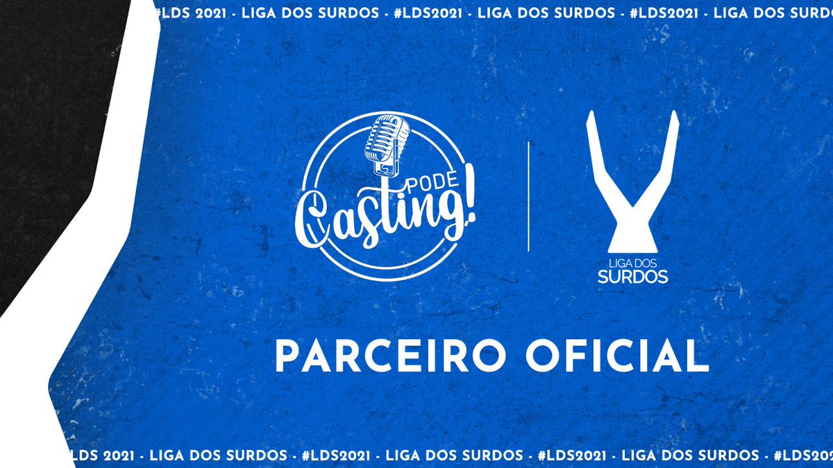 ligasurdos's tweet photo. A primeira grande parceria para nosso Torneio LDS é essa galera que já conhecemos e amamos muito e dessa vez estão embarcando pra deixar o nosso show cada vez maior!

Mais que confirmadíssimos a galera do @pode_casting !

Bem vindo ao nosso Torneio LDS 2021!

#LDS2021 #LigaSurdos https://t.co/98y5947epl