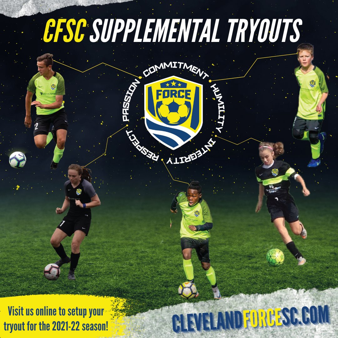 ClevForceSC's tweet photo. It's still not too late to join our team!
Our Tryouts Continue with our 𝗖𝗼𝗺𝗽𝗲𝘁𝗶𝘁𝗶𝘃𝗲 𝗧𝗶𝗲𝗿!
Players looking to break into that next level of training and competition are all welcome!
ℹ️Check out our website for more info - https://t.co/jfAU9qkdXO https://t.co/ZL7OSAxv2n