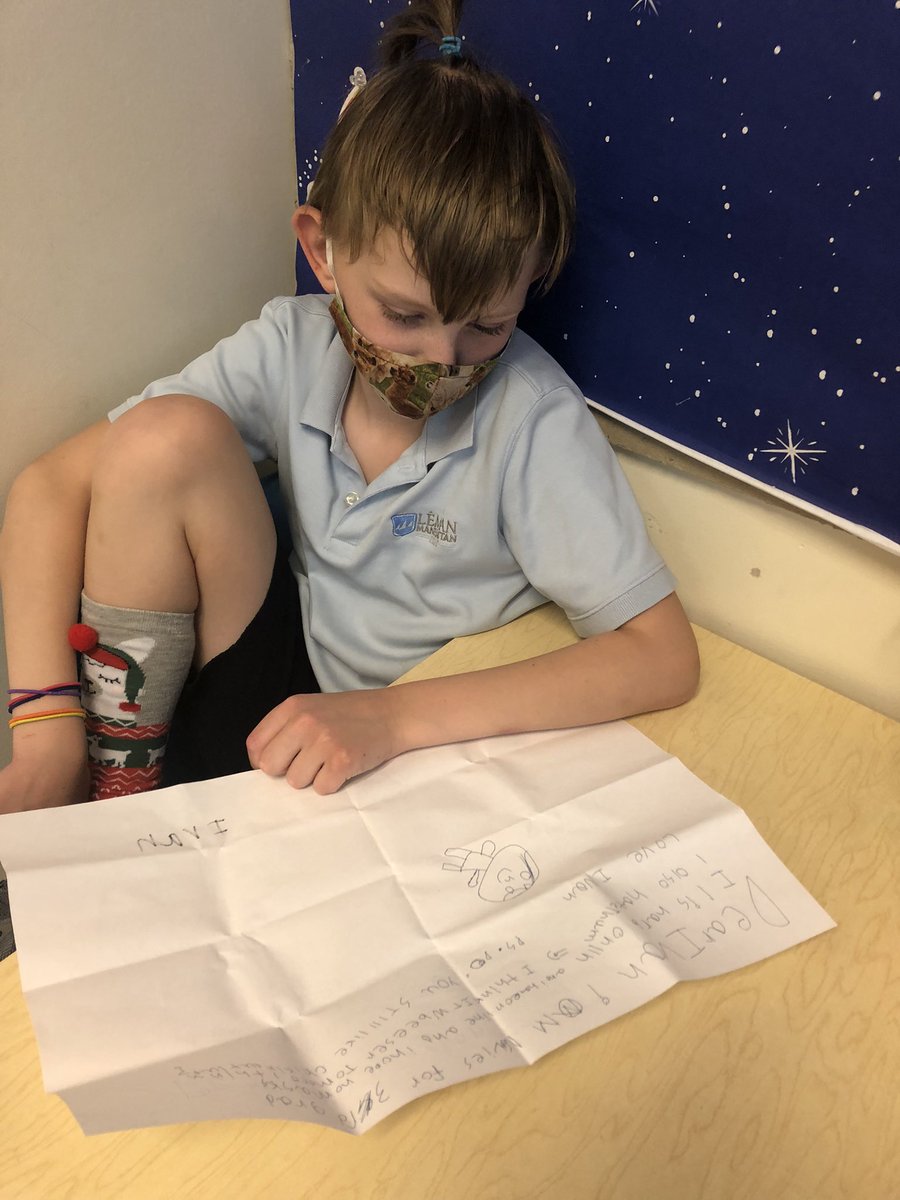 Leman3rdGrade's tweet photo. Reading letters we wrote to ourselves on the first day of school! https://t.co/IHdrip3rM4