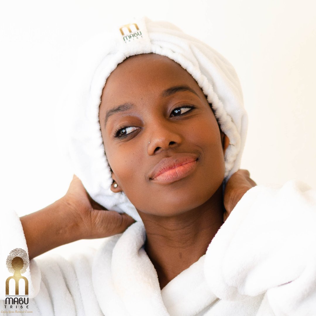 mabutribe's tweet photo. Less to dread about winter  hair wash days: No more water dripping down your neck thanks to the NO drip Micro Fibre set😅😅 . You can get your cosy set for just R235 for the cap and the band https://t.co/SvWzf3AoLw

#mabutribe #goodhairday #badhairdayrescue  #naturalhair https://t.co/NkeI96Wgy8