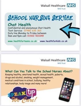 Year 6 pupils are maturing fast &amp; start to take more responsibility for their own #health &amp; #wellbeing They can access reliable safe information from their #SchoolNurse #confidential #anonymous Text us 07480 635 363