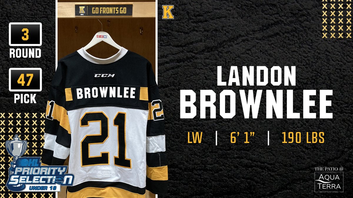 Welcome to Kingston, Landon!

#GoFrontsGo | #OHLU18Draft