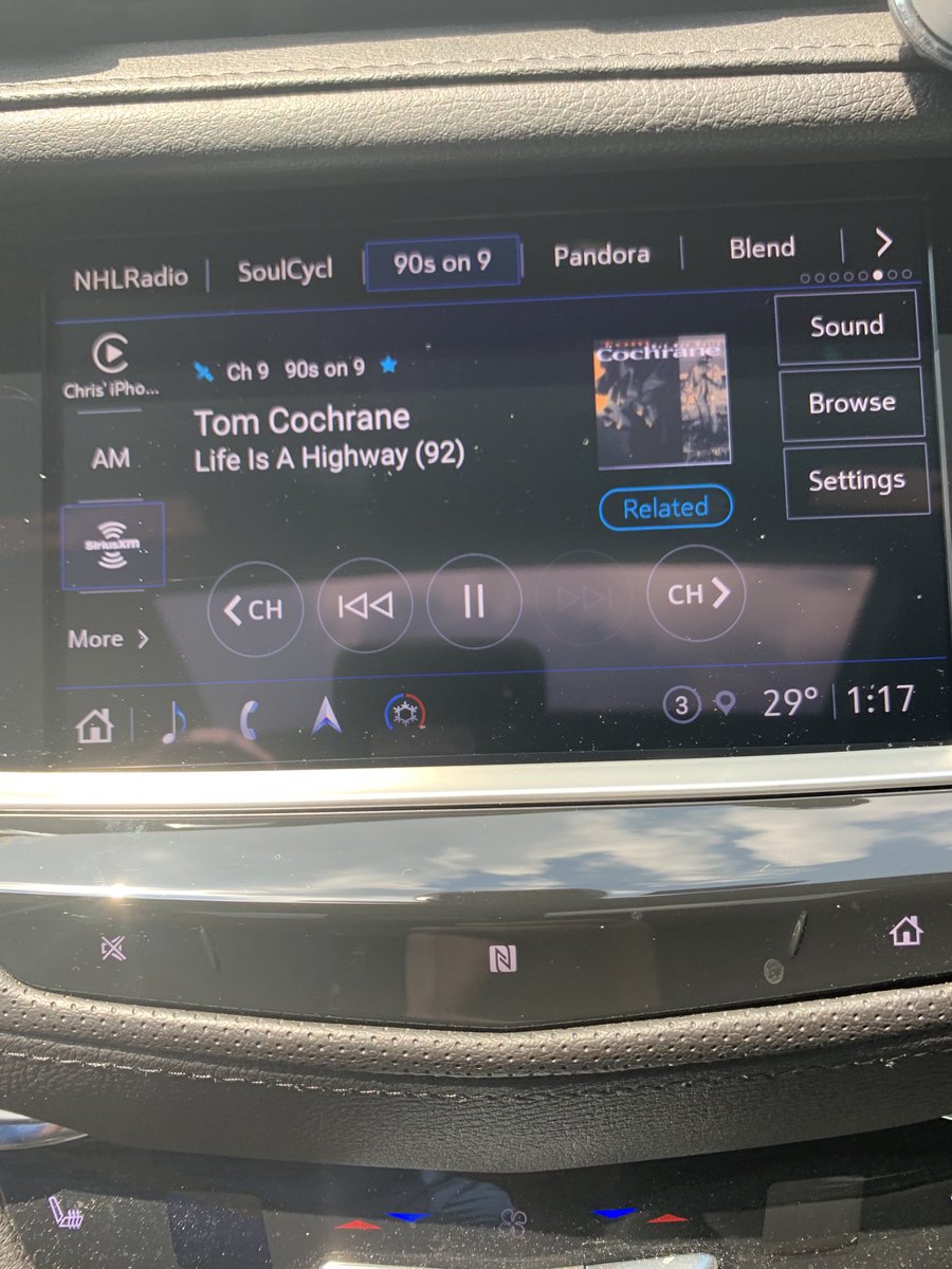 Heading to ⁦<a href="/coppinwoodgc/">Coppinwood Golf Club</a>⁩ listening to ⁦<a href="/TomCochraneMUS/">Tom Cochrane</a>⁩