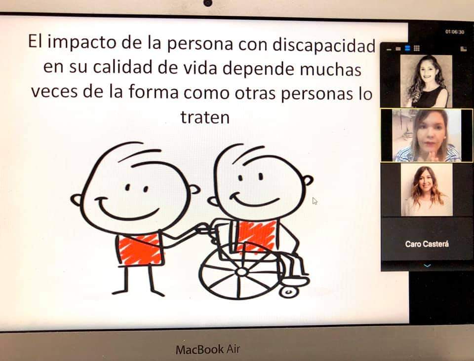 Recuerdos de abril 2020 del Ciclo de Charlas de PARIGUAL por Zoom a inicios de la pandemia con la participación de renombrados profesionales y muy comprometidos en el trabajo en pro de la discapacidad.
