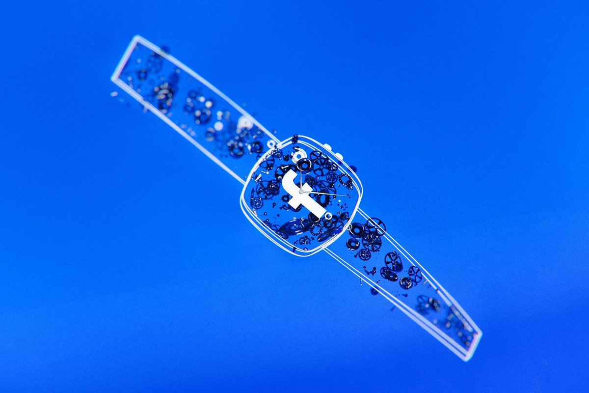 verge's tweet image. Facebook plans first smartwatch for next summer with two cameras, heart rate monitor theverge.com/2021/6/9/22526…