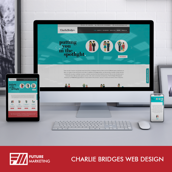 FutureMarketin9's tweet photo. We had a great time designing this website for Charlie Bridges. Keeping the design interactive as well as visually appealing and responsive was our main focus.
For information about web design visit our website: https://t.co/sbBJTNDi17

#FutureMarketing #webdesign https://t.co/toTfSVzrs3