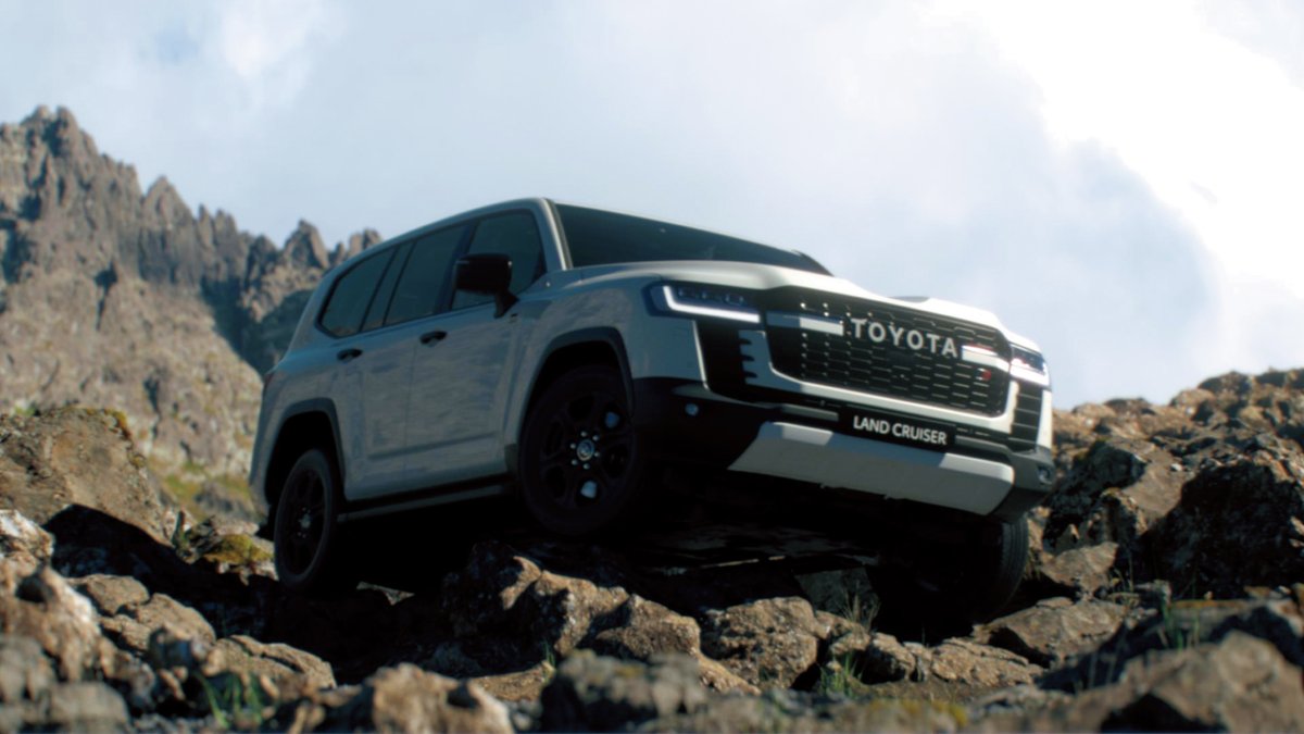ToyotaMotorCorp's tweet photo. #Toyota’s #LandCruiser 300 Series will make its world #premiere in summer 2021. As a symbol of its 70yr-history of delivering #safety &amp; #security to people all over the world, its features are completely #redesigned using the latest technologies. https://t.co/TnmK8kQDQP https://t.co/fJGAU0ClFM