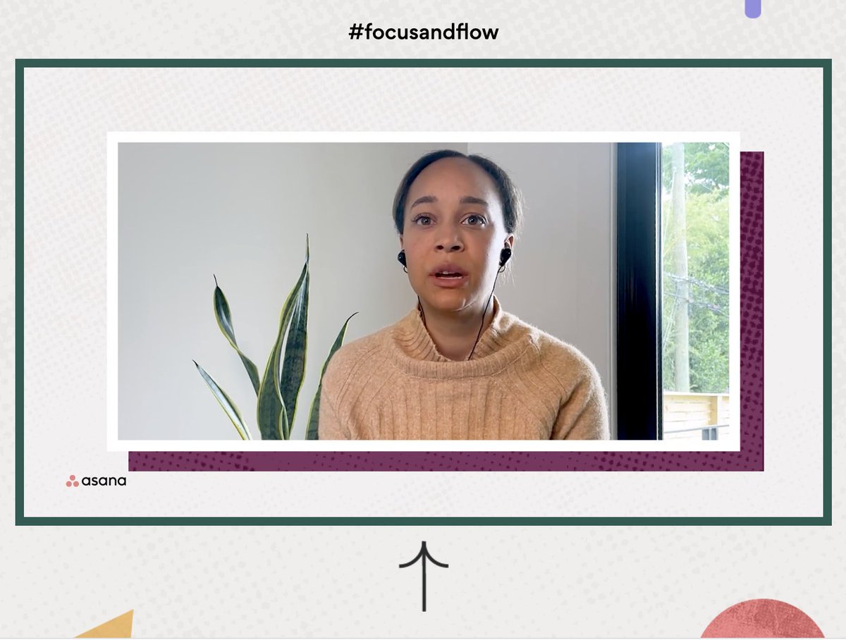 jleewagner's tweet photo. empathy, compassion, and respect. hallmarks of great leadership that helps companies thrive during tumultuous times. @MorganDeBaun of @AfroTech and @Blavity at #focusandflow summit @asana https://t.co/jiv34p9F2I