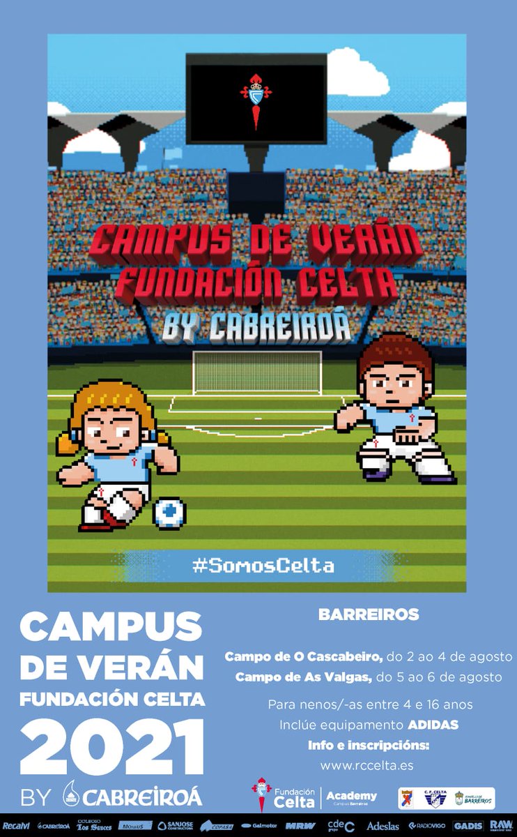 Non perdades esta gran oportunidade que ofrece o concello de Barreiros! 💙⚽ <a href="/RCCelta/">Celta</a>!  #concellodebarreiros