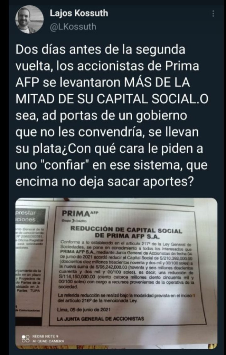 Carolin36716324's tweet photo. @TonyNovoaa @RicardoBuendiaE @TuAmigoAron @exaportantesafp @LezcanoItalo @igorgrimaldo @YoApoyoACecilia @JoseNunezSalas @AliMamani10 @KarinaAguinaga2 @DanielUrresti1 Ésta es la razón por la que Tony Montana, no agendar más P.L. de devolución de las AFPS Negociaron nuestra plata https://t.co/M6TtvLlBVe
