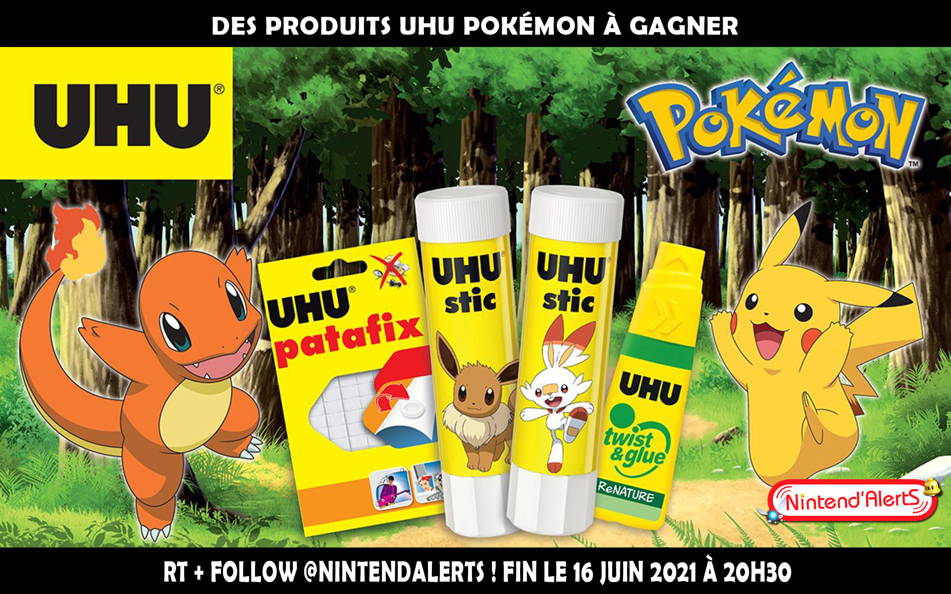 UHU  Pokemon patafix