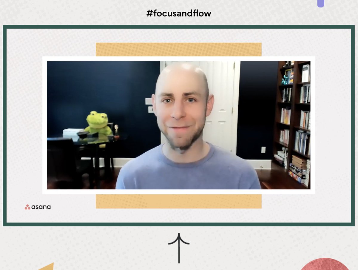 jleewagner's tweet photo. if languishing is stagnation, then progress on goals is the antithesis at work. @AdamMGrant at the #focusandflow @asana summit. https://t.co/UQTBu97lG9