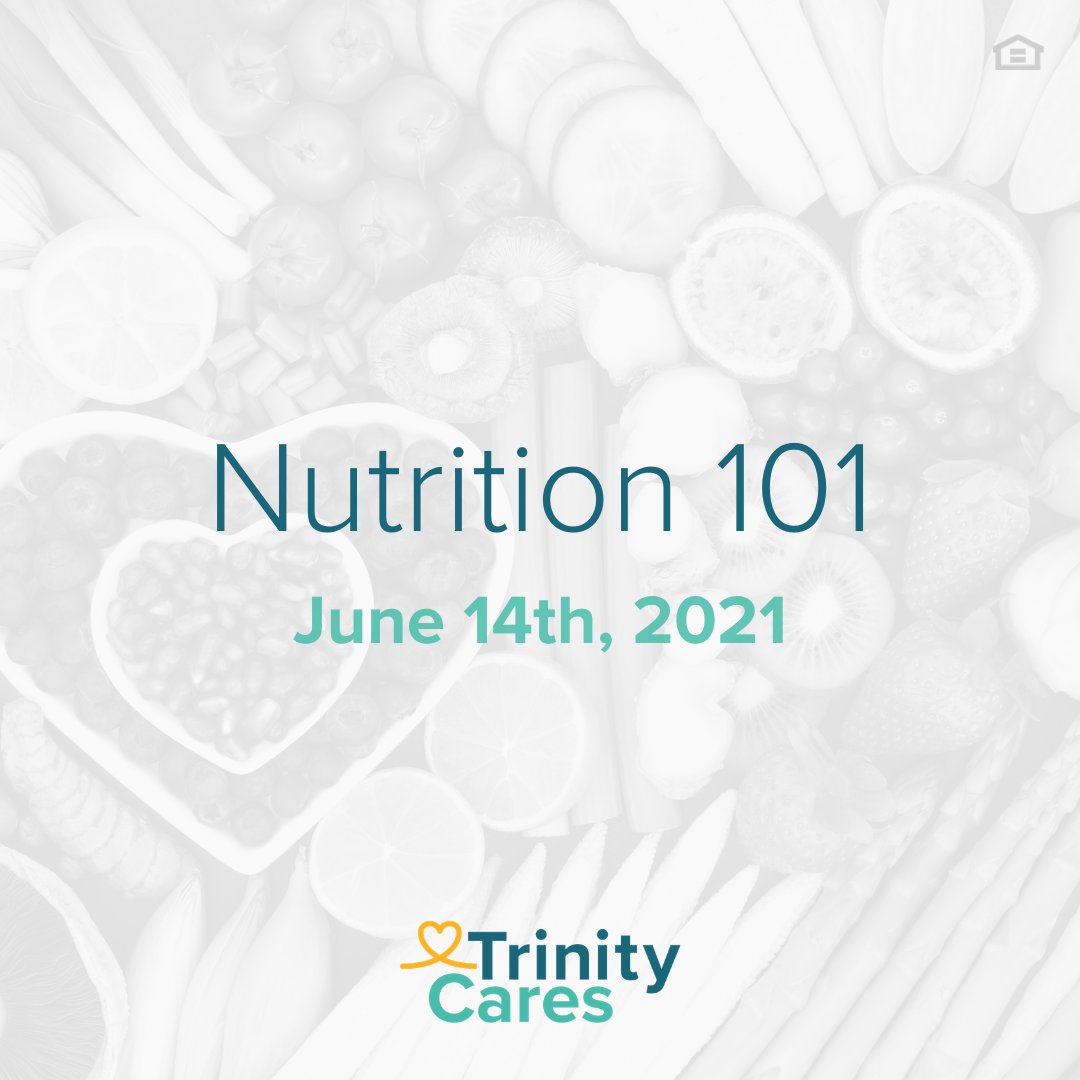 ReNewLyndhurst's tweet photo. Our #TrinityCares Team invites you to a class on Nutrition 101! Start back at the basics of how to eat. We have all heard it, but do we actually do it? Learn about healthy nutritional strategies 🍎🍈🍉🥕🍅

Register today for the class on 6/14 at 5 PST: https://t.co/BUQAzyhB0i. https://t.co/lP9xzGQNTS