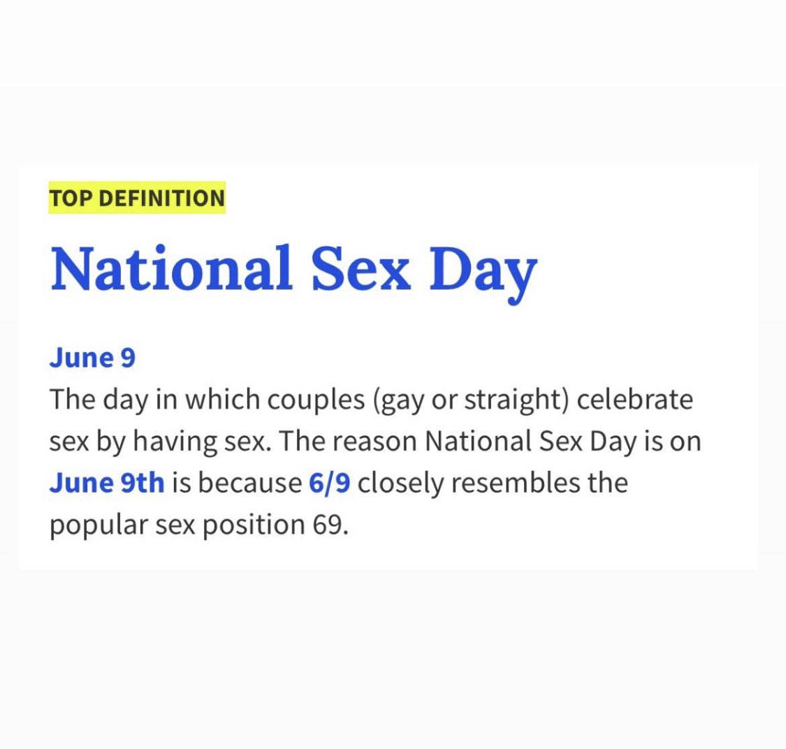 hardcorecomedy2's tweet image. How ironic National Sex Day falls on a Wednesday, anywayyyyyyyy tag your significant other and get busy!