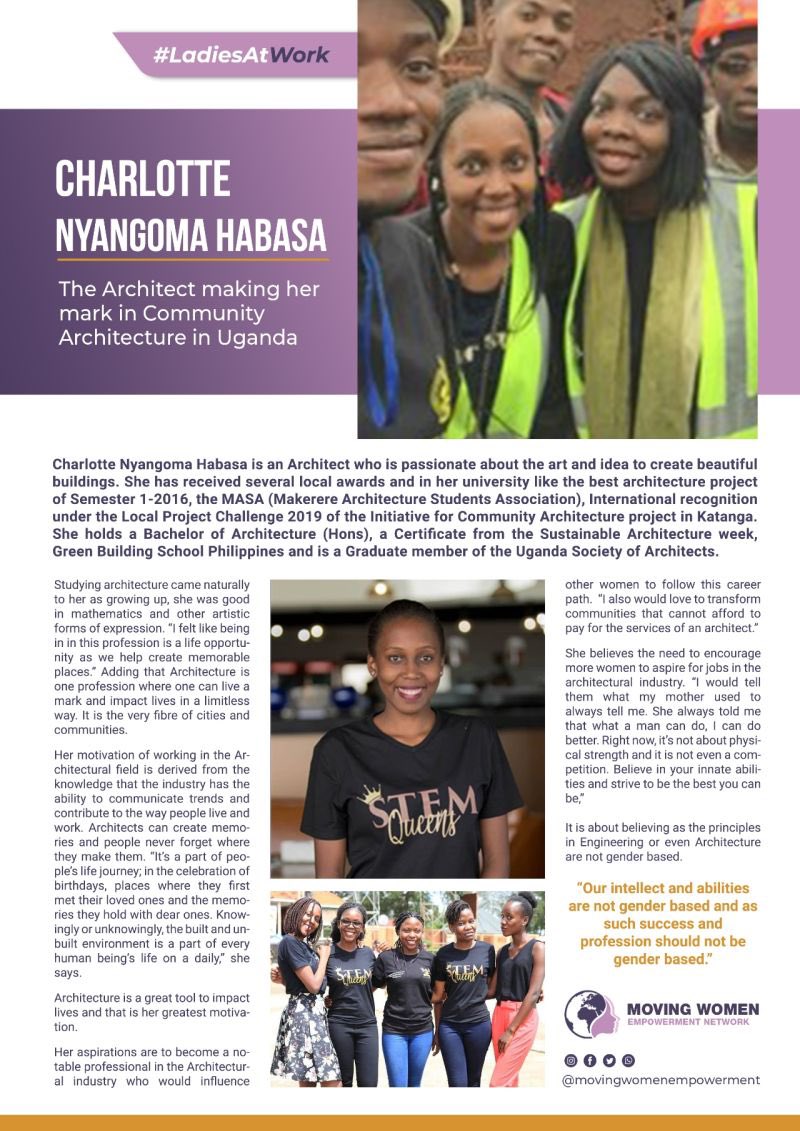 c_theking's tweet photo. My #HeroesDay21 gift. A feature in the #LadiesAtWork series.
#Communityarchitecture https://t.co/1H300rq0BU