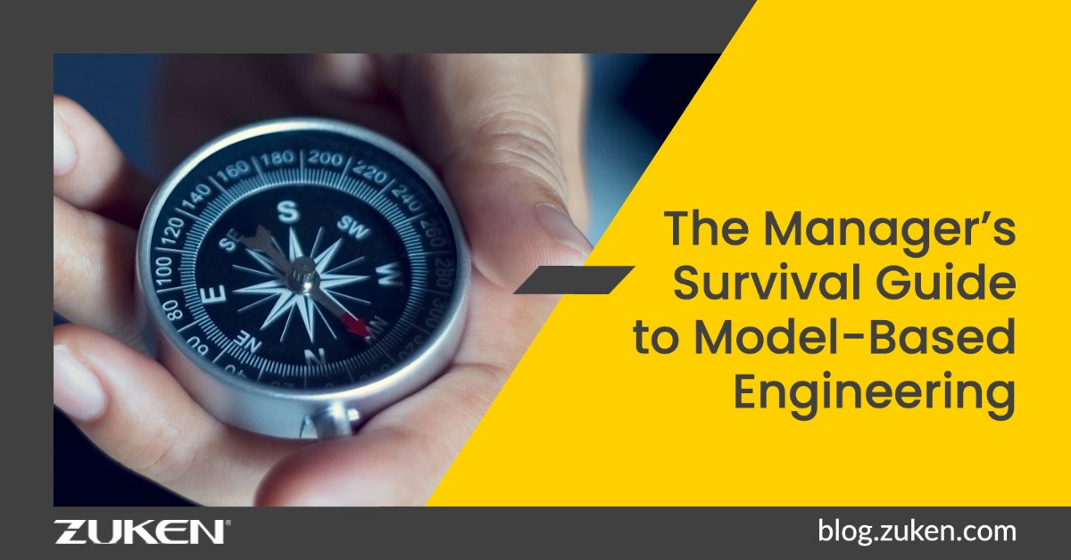 ZukenAmericas's tweet image. Check out our recent blog post highlighting the people, process, and technology considerations organizations should take before transitioning to an MBE-based approach to design and development. #digitalengineering #modelbasedengineering
okt.to/xr1P0B