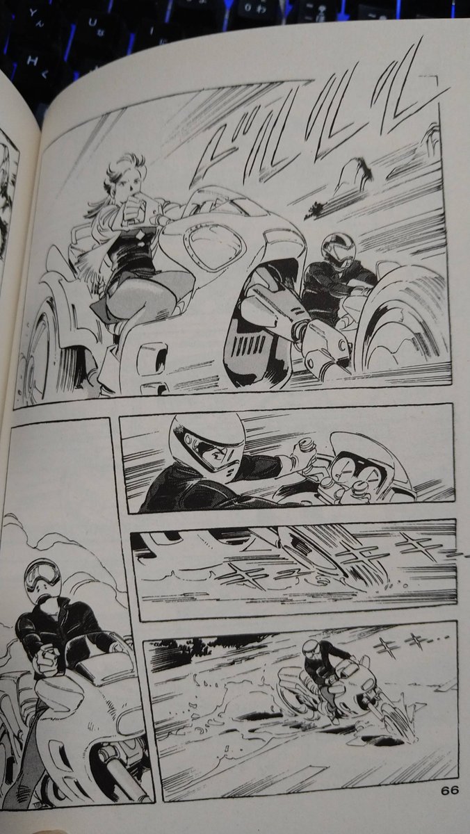 オレは安彦さんを知ったのは「ヴイナス戦記」
当時はまだアニメの現場の役割とかよくわかってなかったから、ガンダムは観ててもキャラデの人とか知らなかった。でも何か気になって買ったら映像作品的なコマ割りにしびれて(多分当時はその自覚は無い)他にはない漫画だ!と感動したのよね。 