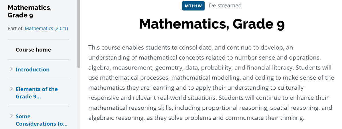 O34ME's tweet photo. It's here! The #onted new #Grade9 Mathematics curriculum, #mth1w. What resonates with you? #OttawaMathChat #OttawaZone #mathedu @OAMEcounts https://t.co/yGTO5vr1bY https://t.co/q4lpIIPLnY