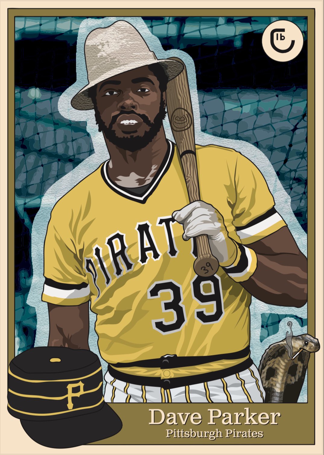 Another design I ve had in my arsenal, happy birthday Dave Parker! 