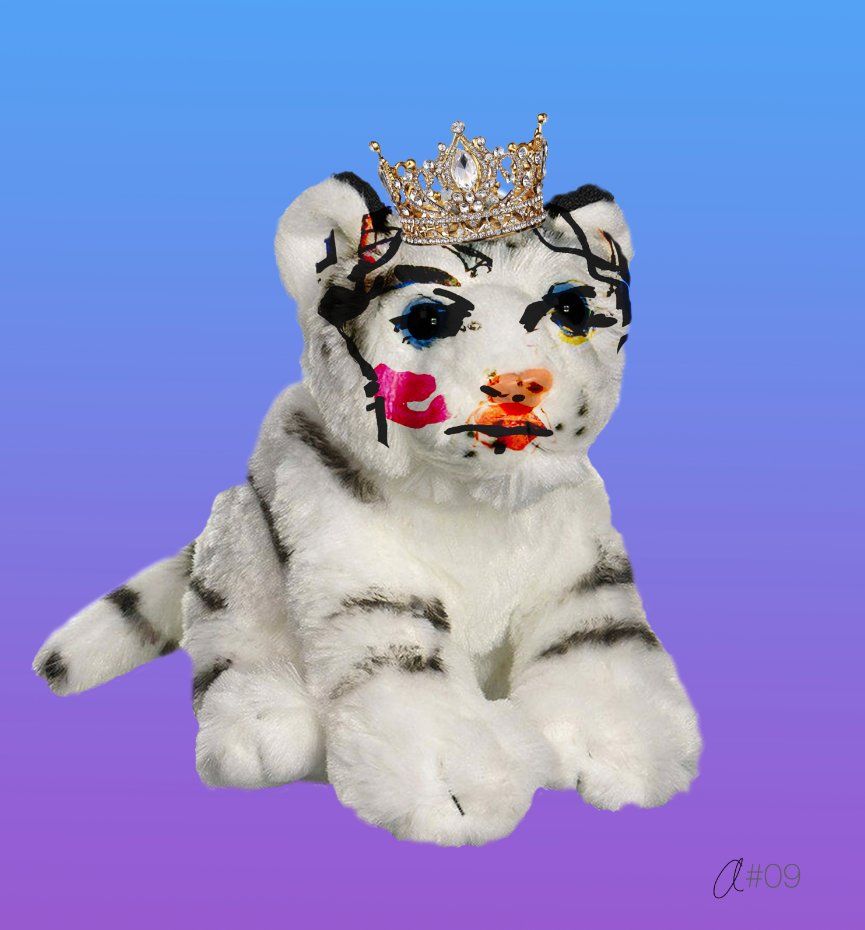 #09 Will jump through flaming hoops no more. 

Life is just beginning for this queen 👑

Adopt her today and she just might sing you Bohemian Rhapsody all the way home
opensea.io/collection/twi…

#nftcollector #nftcollectors #nft #cryptoart #NFTCommunity #love #OpenSeaNFT <a href="/opensea/">OpenSea</a>