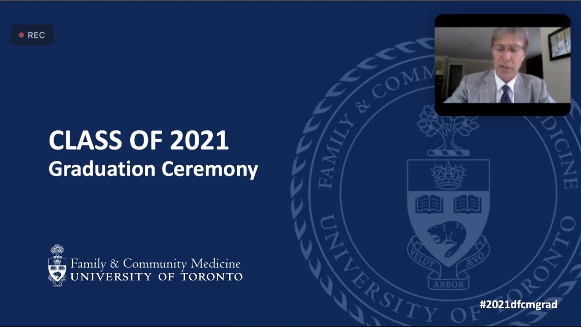 Congratulations to our 170 <a href="/UofTFamilyMed/">UofT Family Medicine</a> graduates! Celebrating today with 300 guests at our virtual residency graduation. #dfcmgrad2021 #FamilyPhysicians #ThisisFamilyMedicine <a href="/uoftmedicine/">Temerty Medicine</a> <a href="/uoftalumni/">U of T Alumni</a>