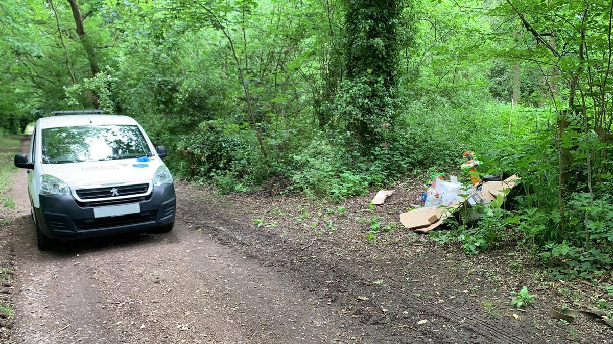 TelfordWrekin's tweet photo. @MadeleyTC Community Action Team (CAT) have had the NEOs investigating this waste dumped in the rural area. They have traced the owners of it. Who took your waste? Were they licenced to take your waste? We will be knocking your door to find out. #telfcat #telfneo #telfenforce https://t.co/AuuWobkFvl