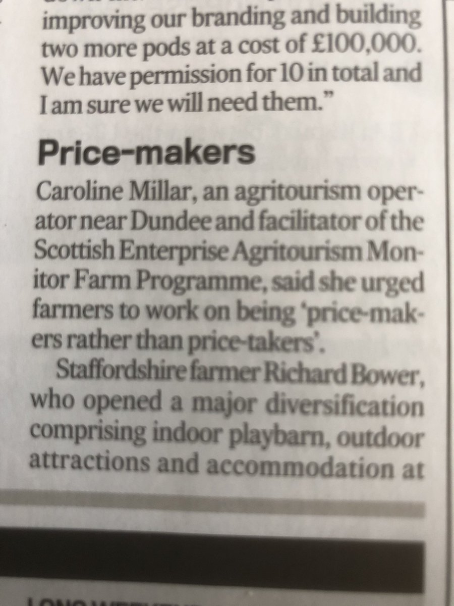 rich_bower's tweet photo. Thanks @FGoliviamidgley for the call 📞 and quote in last weeks @FarmersGuardian.

I promise we don’t intend to send our customers home crying 😅

Article has led to an interview from @TheEconomist this week.

#staycation 
#diversfication
#publicengagement 
#opportunities 

🚜🇬🇧 https://t.co/NuJvPXochY
