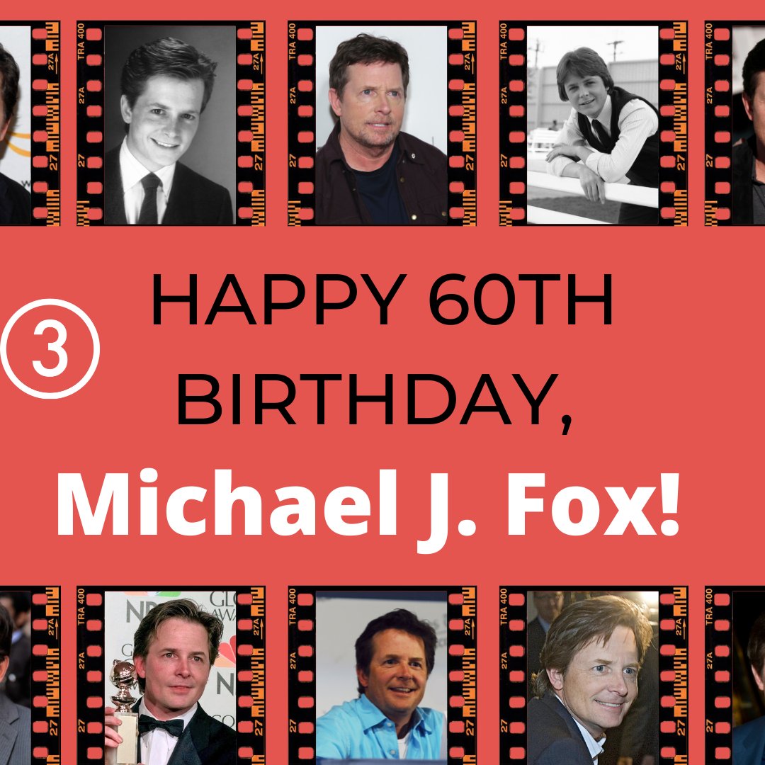 Happy Birthday to Michael J. Fox! The \"Back to the Future\" and \"Family Ties\" star turns 60 today! 