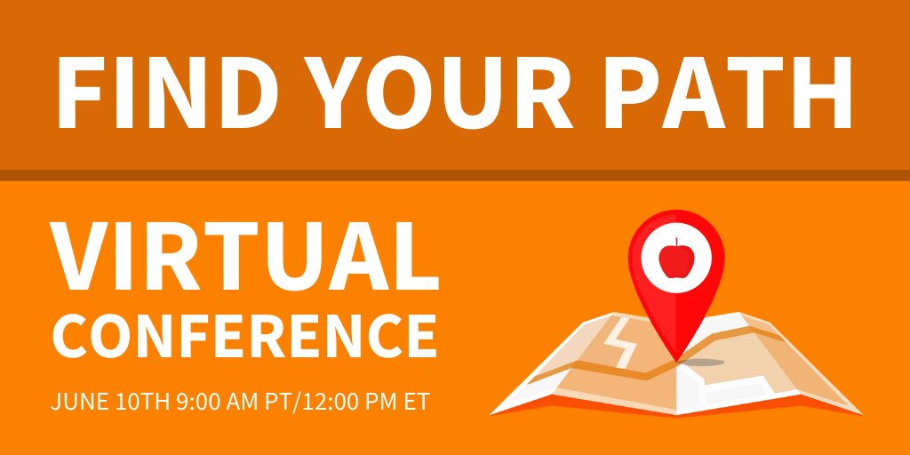 Join us TOMORROW at Find Your Path 2021: A free virtual conference for Child Nutrition. Dayle Hayes will kick things off and address what she sees coming in 2021-22 and how we can prepare to move forward. 🗺️#FindYourPath2021 #SchoolLunch

Register here ➡️ow.ly/P6CX50F4sSg