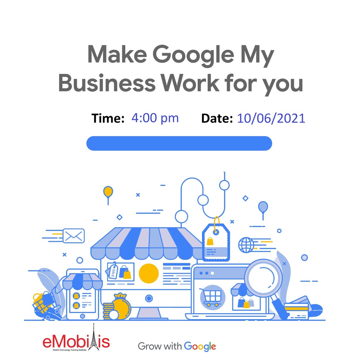 waynepeter2's tweet photo. Date: 10th Thursday
Time: 4:00pm - 5:00pm
Topic: Make Google My Business work for you
Link : https://t.co/N4AEZNscgc

Thank you and See you online! https://t.co/8k4crp1WL2