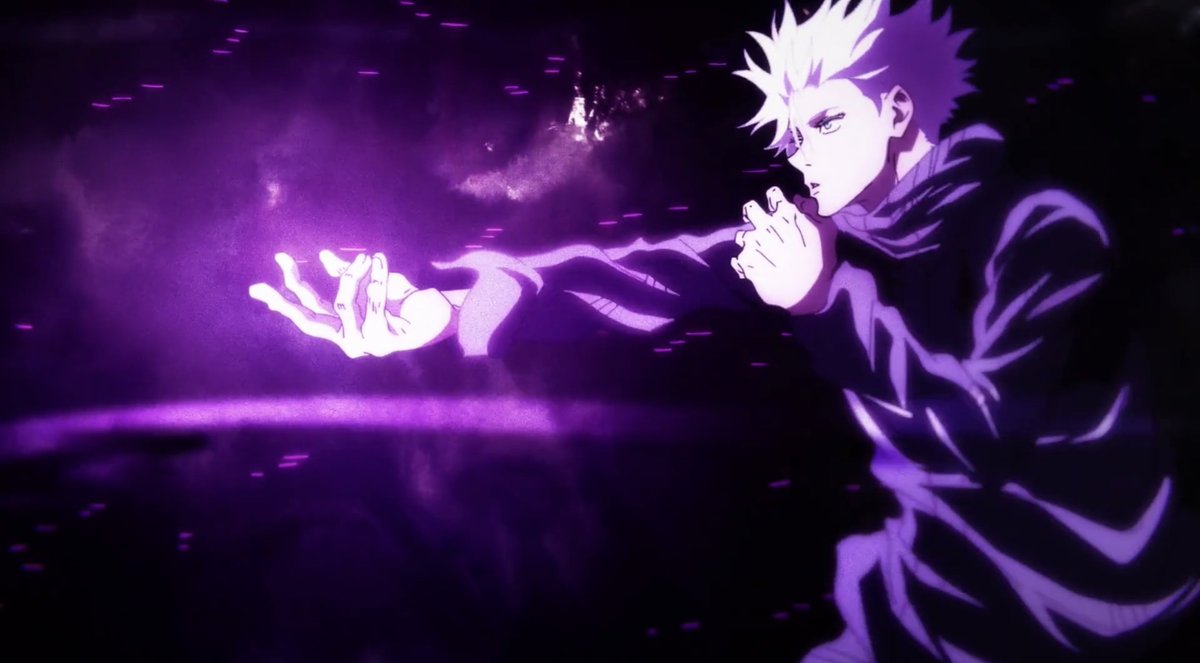 JujutsuXKaisen's tweet photo. Satoru Gojo’s cursed technique; Hollow Purple 🟣 https://t.co/gcuIv4usTH