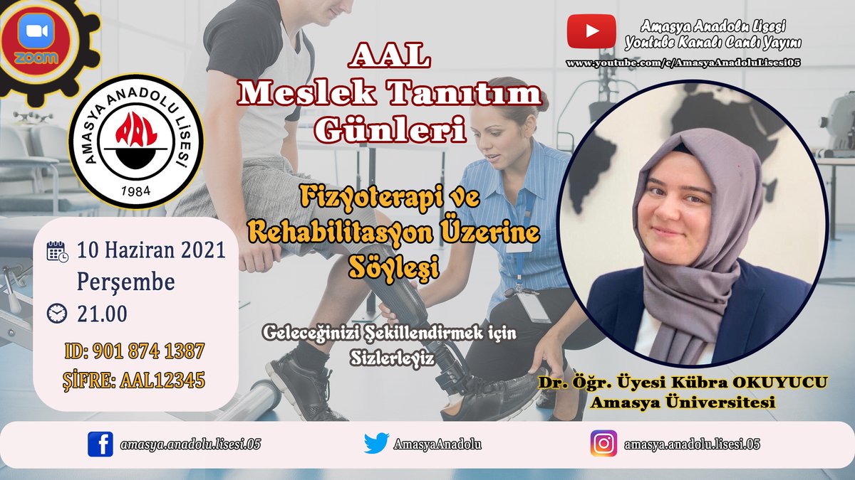 Amasya Anadolu Lisesi  Meslek Tanıtım Programlarımız Sizlerle!
meb.ai/UxgWHm
<a href="/ArslanKbra/">Kübra Arslan Okuyucu</a> 
<a href="/satilmisoglu/">Hasan SATILMIŞOĞLU</a> 
@omer_coskun05 
<a href="/ziyaselcuk/">Ziya Selçuk</a>