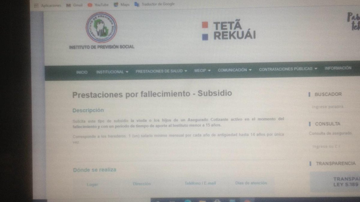 Si tu familiar falleció por COVID y tenía IPS, tenés derecho a una indemnización
Debes retirar unos requisitos de la inspectoría de ips, completar y presentar con acta de defunción.
No te va a devolver a tu familiar, pero ayudará a paliar las necesidades.